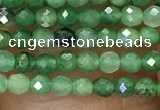 CTG1036 15.5 inches 2mm faceted round tiny African jade beads