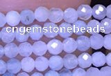 CTG1043 15.5 inches 2mm faceted round tiny aquamarine beads