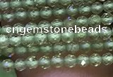 CTG1046 15.5 inches 2mm faceted round tiny peridot gemstone beads