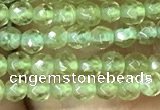 CTG1047 15.5 inches 2mm faceted round tiny peridot gemstone beads