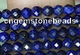 CTG1074 15.5 inches 2mm faceted round tiny dyed lapis lazuli  beads