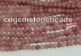 CTG110 15.5 inches 2mm round tiny rhodochrosite gemstone beads wholesale