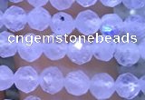 CTG1131 15.5 inches 3mm faceted round tiny white moonstone beads