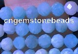 CTG1166 15.5 inches 3mm faceted round tiny amazonite beads