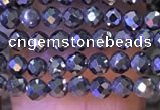 CTG1196 15.5 inches 3mm faceted round tiny terahertz gemstone beads