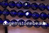 CTG1199 15.5 inches 3mm faceted round tiny quartz glass beads