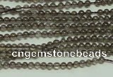 CTG120 15.5 inches 2mm round tiny smoky quartz beads wholesale