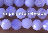 CTG1305 15.5 inches 5mm faceted round blue lace agate beads wholesale