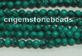 CTG131 15.5 inches 3mm round tiny synthetic malachite beads wholesale