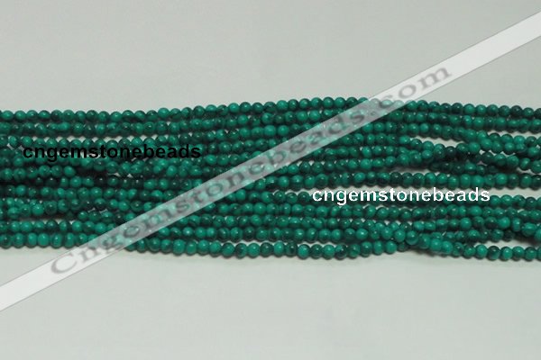 CTG131 15.5 inches 3mm round tiny synthetic malachite beads wholesale