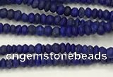 CTG1370 15.5 inches 1*1.5mm rondelle tiny lapis lazuli beads