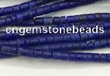 CTG1371 15.5 inches 1*1mm heishi tiny lapis lazuli beads