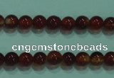 CTG14 15.5 inch 3mm round B grade tiny red agate beads wholesale