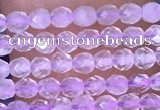 CTG1404 15.5 inches 2mm faceted round lavender amethyst beads wholesale