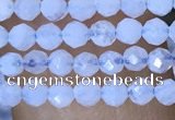 CTG1442 15.5 inches 2mm faceted round blue lace agate beads