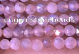 CTG1452 15.5 inches 2mm faceted round AB-color moonstone beads