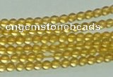 CTG146 15.5 inches 3mm round tiny citrine gemstone beads wholesale