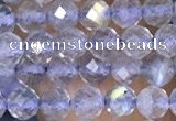 CTG1508 15.5 inches 3mm faceted round labradorite beads wholesale
