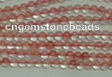 CTG154 15.5 inches 3mm round tiny cherry quartz beads wholesale