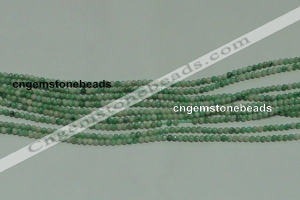 CTG155 15.5 inches 3mm round tiny Qinghai jade beads wholesale