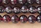 CTG1597 15.5 inches 4mm round red garnet beads wholesale