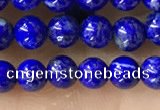 CTG1598 15.5 inches 4mm round lapis lazuli beads wholesale