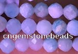 CTG1626 15.5 inches 3.5mm faceted round tiny amazonite beads