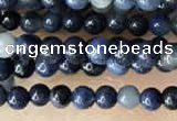 CTG2027 15 inches 2mm,3mm natural blue dumortierite beads