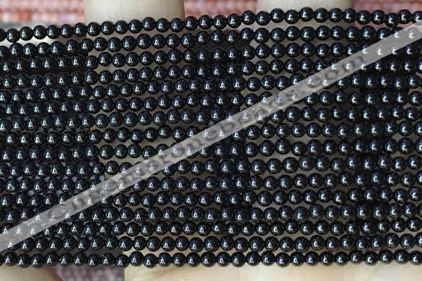 CTG2030 15 inches 2mm,3mm natural black spinel beads