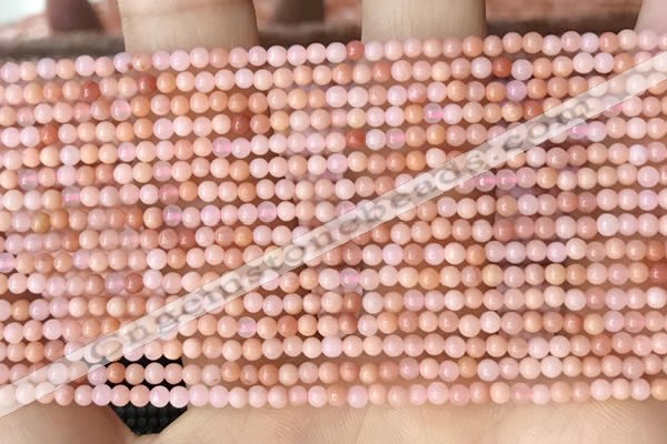 CTG2031 15 inches 2mm,3mm natural pink opal beads