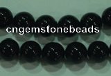 CTG21 15.5 inches 6mm round B grade black agate beads wholesale