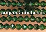 CTG2134 15 inches 2mm,3mm faceted round green goldstone beads