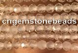 CTG2158 15 inches 2mm,3mm & 4mm faceted round white crystal beads