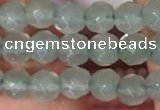 CTG2203 15 inches 2mm,3mm & 4mm faceted round green aventurine jade beads