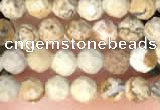 CTG2213 15 inches 2mm,3mm faceted round picture jasper beads