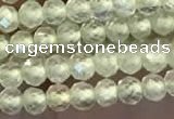 CTG2246 15 inches 2mm faceted round natural prehnite beads