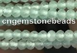 CTG2249 15 inches 2mm faceted round natural prehnite beads