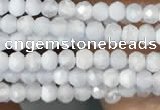 CTG2254 15 inches 2mm faceted round blue lace agate beads