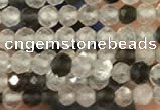 CTG2256 15 inches 2mm faceted round ghost crystal beads