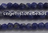 CTG227 15.5 inches 3mm faceted round tiny sodalite gemstone beads
