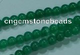 CTG23 15.5 inches 3mm round tiny green agate beads wholesale