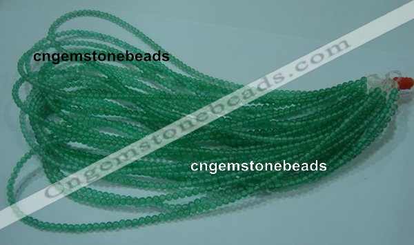 CTG24 15.5 inch 3mm round tiny pale green agate beads wholesale