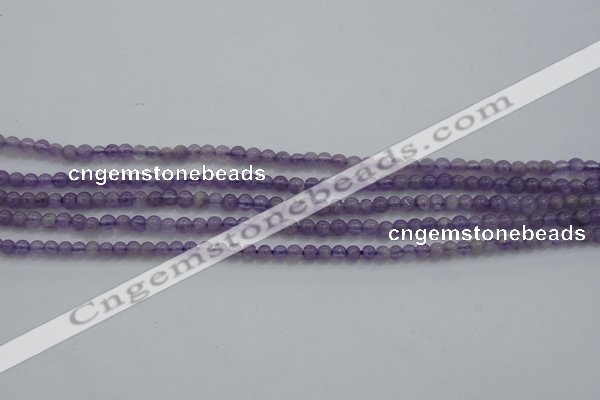 CTG252 15.5 inches 3mm round tiny amethyst gemstone beads