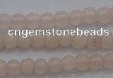 CTG258 15.5 inches 3mm round tiny peach stone beads wholesale