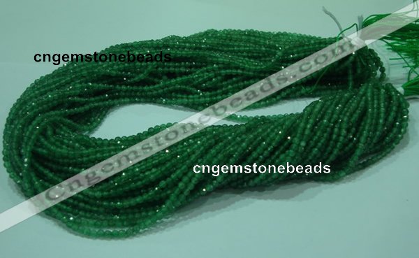 CTG27 15.5 inches 3mm faceted round tiny aventurine beads