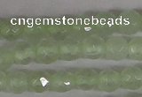 CTG302 15.5 inches 3mm faceted round ting prehnite agate beads