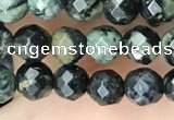 CTG3561 15.5 inches 4mm faceted round kambaba jasper beads