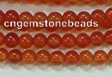 CTG37 15.5 inches 2mm round grade A tiny red agate beads wholesale