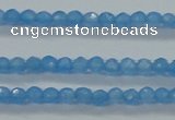 CTG409 15.5 inches 2mm faceted round tiny dyed candy jade beads