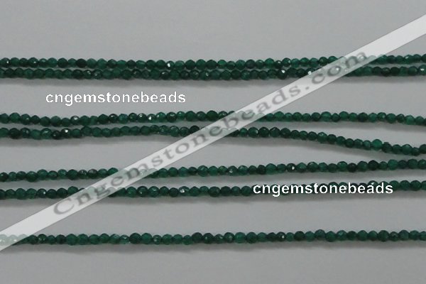 CTG415 15.5 inches 2mm faceted round tiny dyed candy jade beads